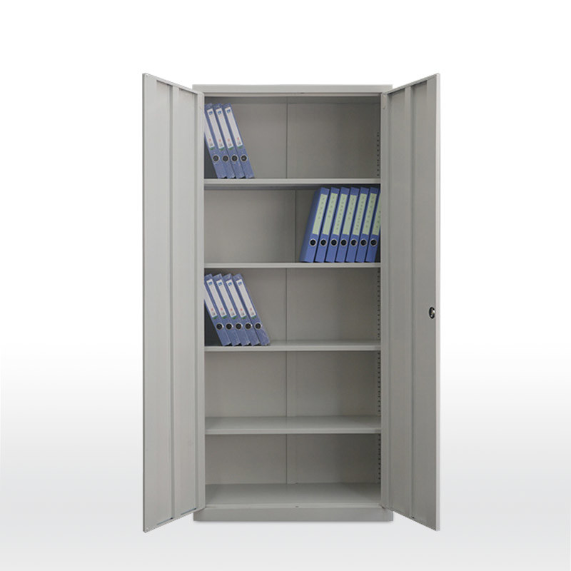 KD Office Steel Cupboard Double Door Metal Filing Cupboard 4 Shelf