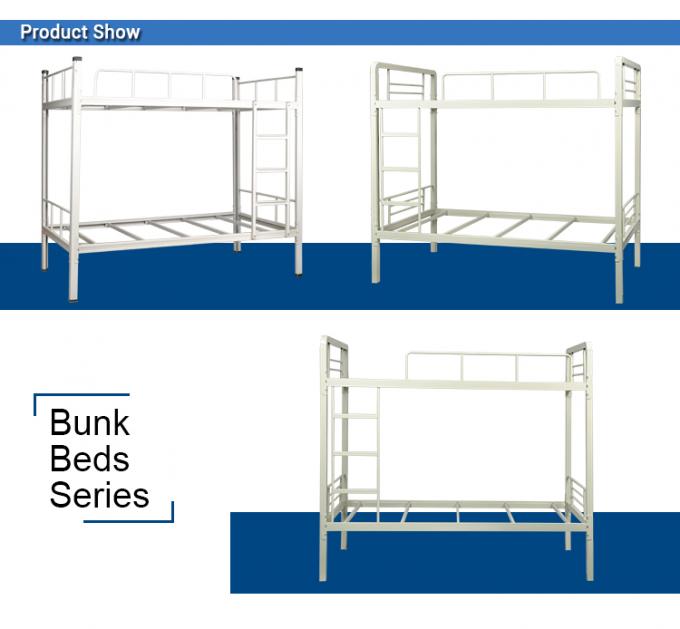 Knocked Down Steel Bunk Bed Dormitory Apartment Army Bunk Bed