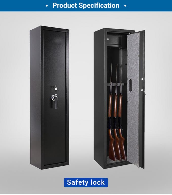 Security Gun Safe For Rifle Pistol Mechanical Lock Filing