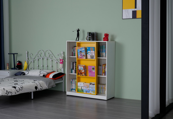 Home Furniture Anti Dumping Short Steel Storage Cabinet Children Bookshelf