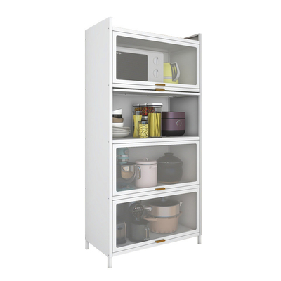 Home Use Steel Storage Cabinet Metal Kitchen Locker With Stand Feet
