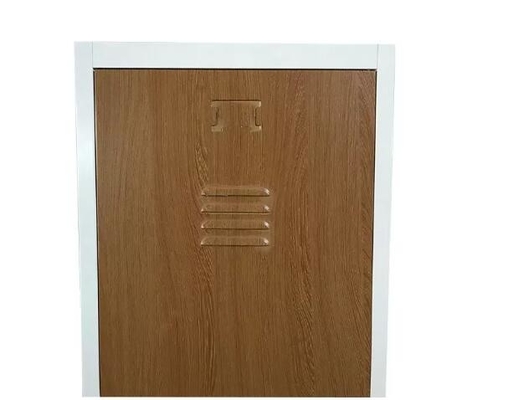 Household Locking Simple Design Bedroom 1 Single Door Steel Locker Wardrobe Design