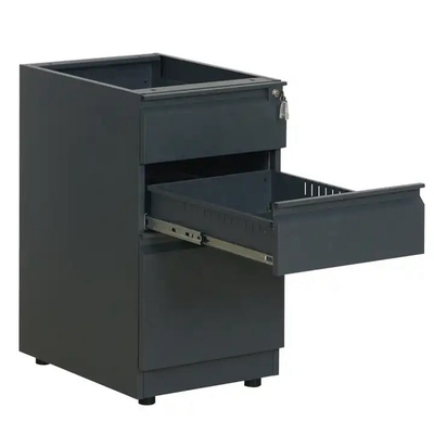 Easy Install Steel Mobile Pedestal 3 Drawer Filing Storage Cabinet OEM ODM