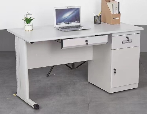 Wood Integrated Metal Computer Desk Table W1200mm Office Furniture