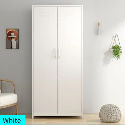 Two Door Bedroom Home Use Metal Locker Cabinet Modern