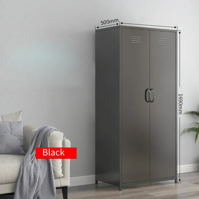 Two Door Bedroom Home Use Metal Locker Cabinet Modern