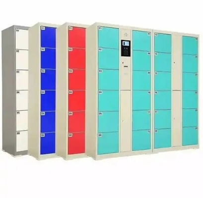 12 Door Storage Smart Parcel Delivery Locker Electrostatic Powder Coating