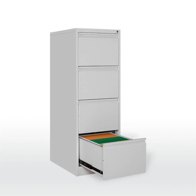 4 Drawer Office Steel Filing Cabinet 40kg Weight Capacity