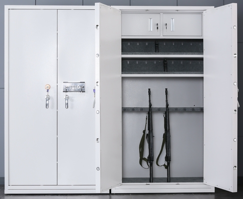 Customised Metal Gun Safe Cabinet Double Door Mechanical Lock For Storage