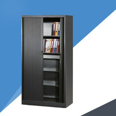 Black Color ISO9001 0.15 CBM Tambour Filing Cabinet