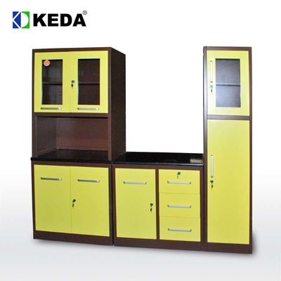 New Design 0.5mm H1920mm Green Kitchen Cabinets