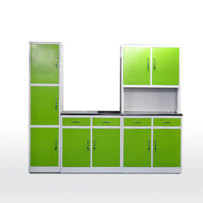 Flat Pack RAL Color H1920mm Steel Kitchen Cabinet