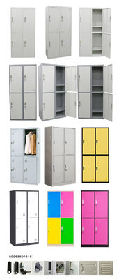 Keda Metal 45cm Depth Metal Storage Wardrobe
