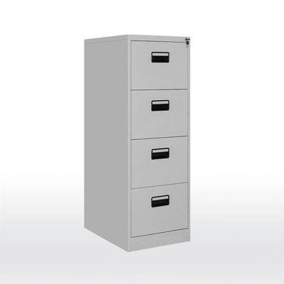 Office Document Dark Grey Four drawer Shallow Depth Filing Cabinets