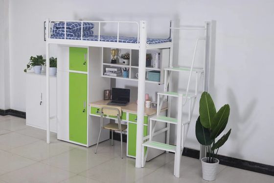 KD School Dormitory 1800mm Height Bunk Bed With Desk