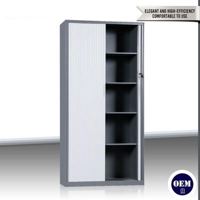 Knock Down Thickness 0.6mm Tambour Filing Cabinet Cupboard