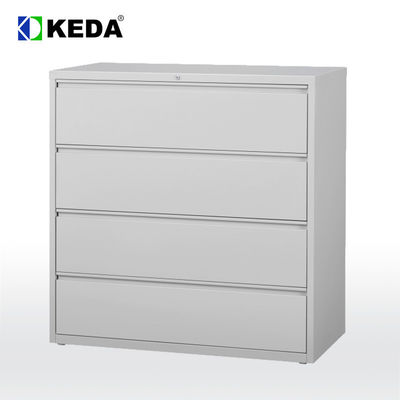 Metal 4 Lockable Drawer H52'' Lateral File Storage Cabinet