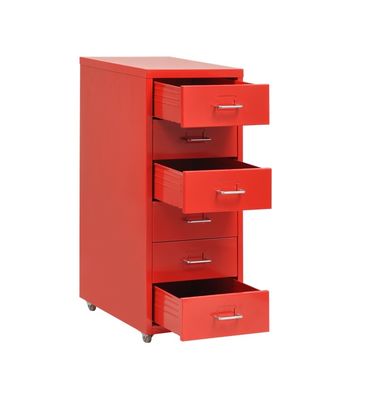 Colorful Metal Storage Mobile H690MM 6 Drawer Side Cabinet