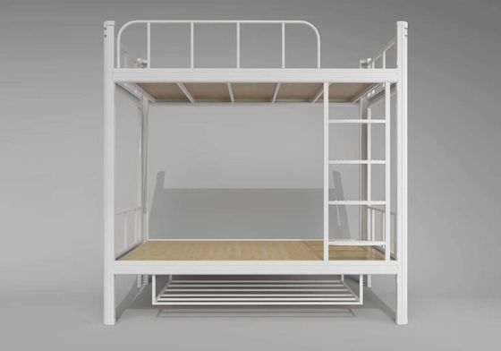 School Furniture Metal 0.18CBM Double Steel Bunk Bed For Adults