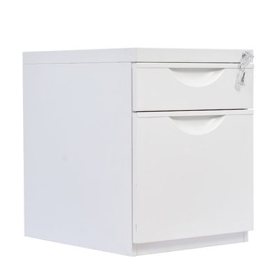 Durable Steel Mobile Pedestal Movable Office Storage 2 drawer mobile file cabinet