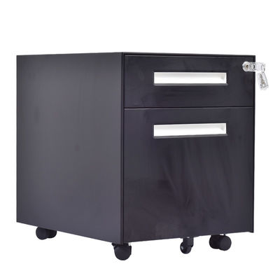 KD Structure Office File Storage Cabinet Black 2 Drawer Mobile Pedestal