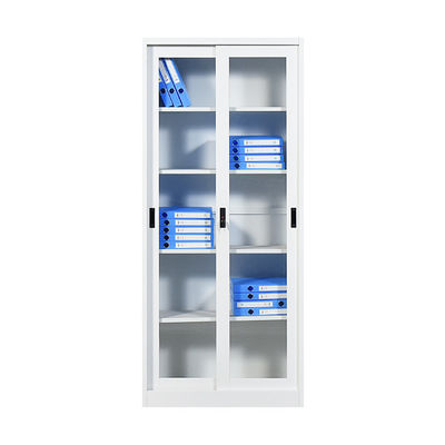 2 Glass Sliding Door Metal Filing Cupboard Metal Storage Cabinet