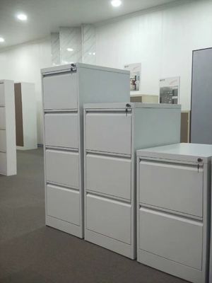 2 3 4 Drawers Steel Office Filing Cabinet 0.6mm Thickness