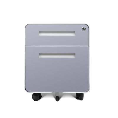 Office Furniture Equipment 2 Drawers Steel Mobile Pedestal Metal Movable Cabinet