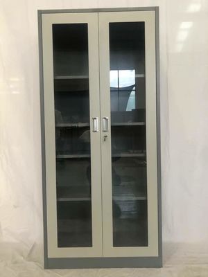 Office Furniture Steel Filing Cabinet Metal 2 Door Cupboard Steel Storage File Cabinet