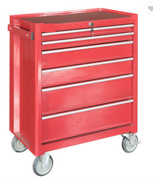 Portable Top Rolling Tool Storage Box Cabinet Sliding Drawers