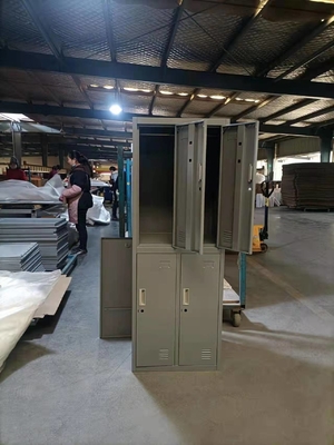 Knocked Down Steel Storage Locker Metal Wardrobe Furniture 1850mm High