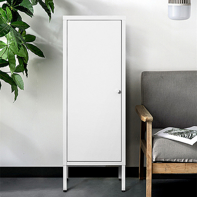 Home Furniture Single Door Metal Steel Storage Cabinet for Living Room Bedroom