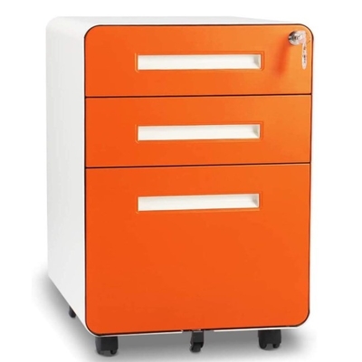 Office Furniture RAL Color Metal Mobile Pedestal Movable Cabinet Fully Assembled