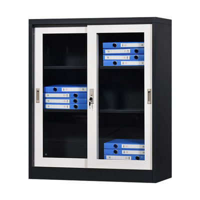 Lockable Office Metal Cupboard Half Height Folding Steel File Cabinet