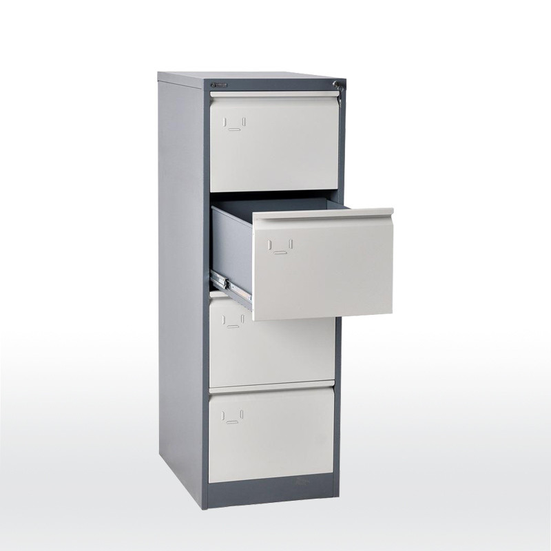 4 Drawer Office Steel Filing Cabinet 40kg Weight Capacity