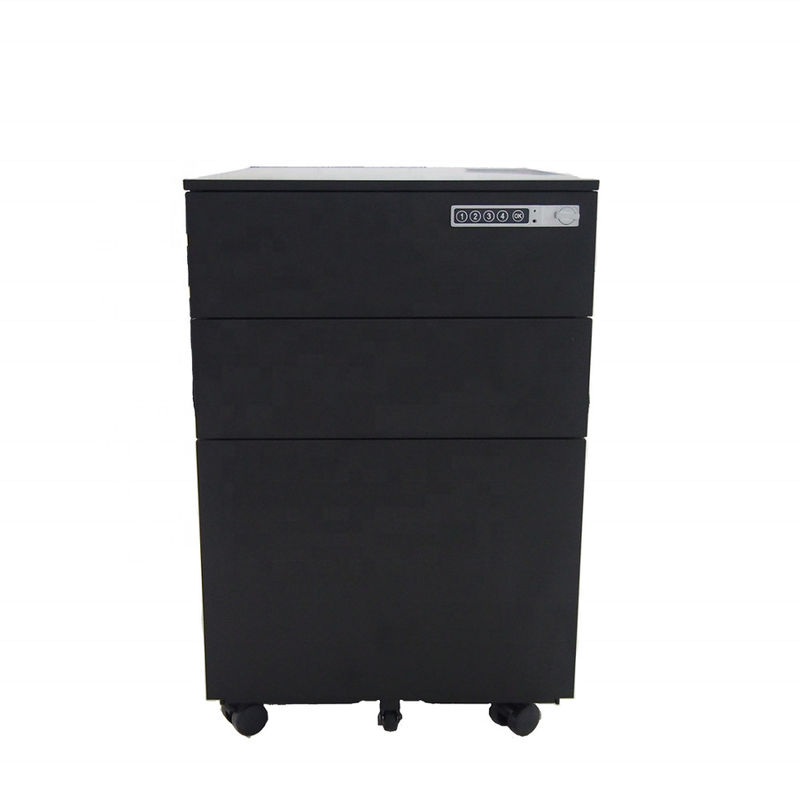 0.7mm Steel Sheet mobile pedestal cabinet With Electronic Lock