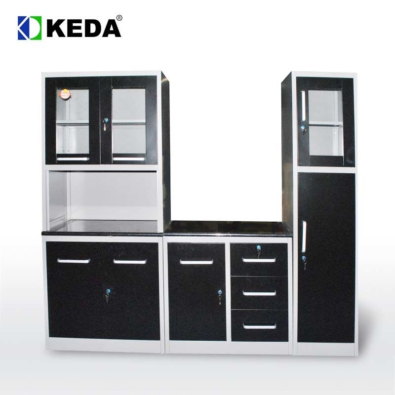 89 Kgs 192cm High Black Kitchen Cabinets