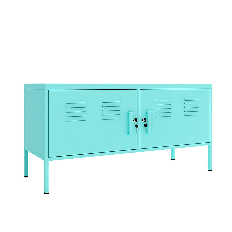 Living Room 0.6mm/0.7mm Colorful Metal Storage Cabinet Steel TV Stand Cabinet