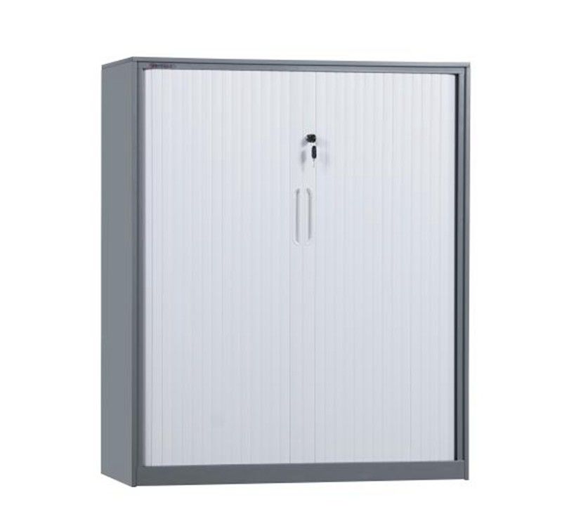 Assemble Q235 Tambour Door Filing Cabinet With 2 Adjustable Shelves