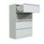 Wide Metal Lateral 4 Drawer Filing Cabinet Fire Resistant