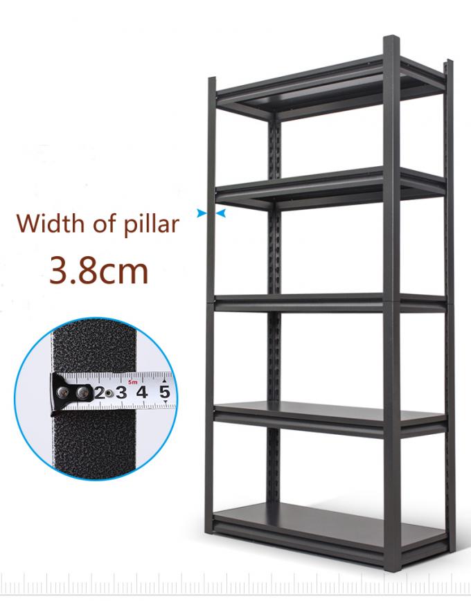 light duty slotted angle iron storage racks for home / office