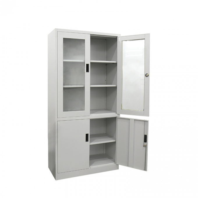 Iron Cupboard 2 Door Metal File Acid washed Surface