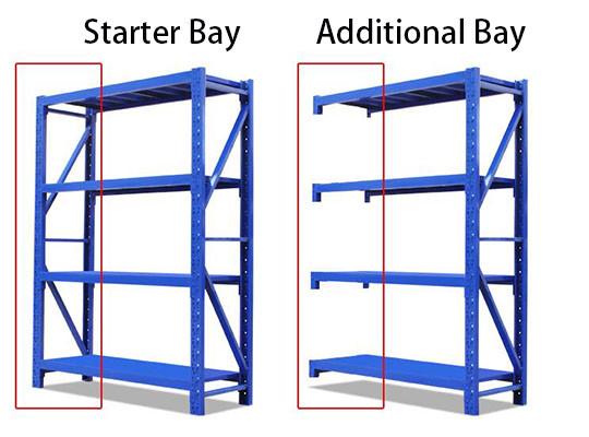 4 Tier Adjustable Shelf Boltless Storage Metal Rack 8